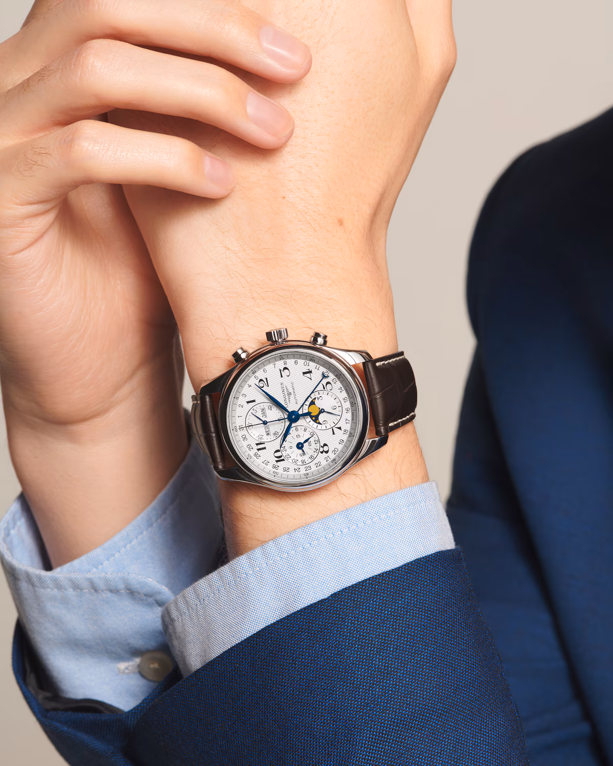 Longines Master Collection Chrono Mondphase Herrenuhr L2.773.4.78.3