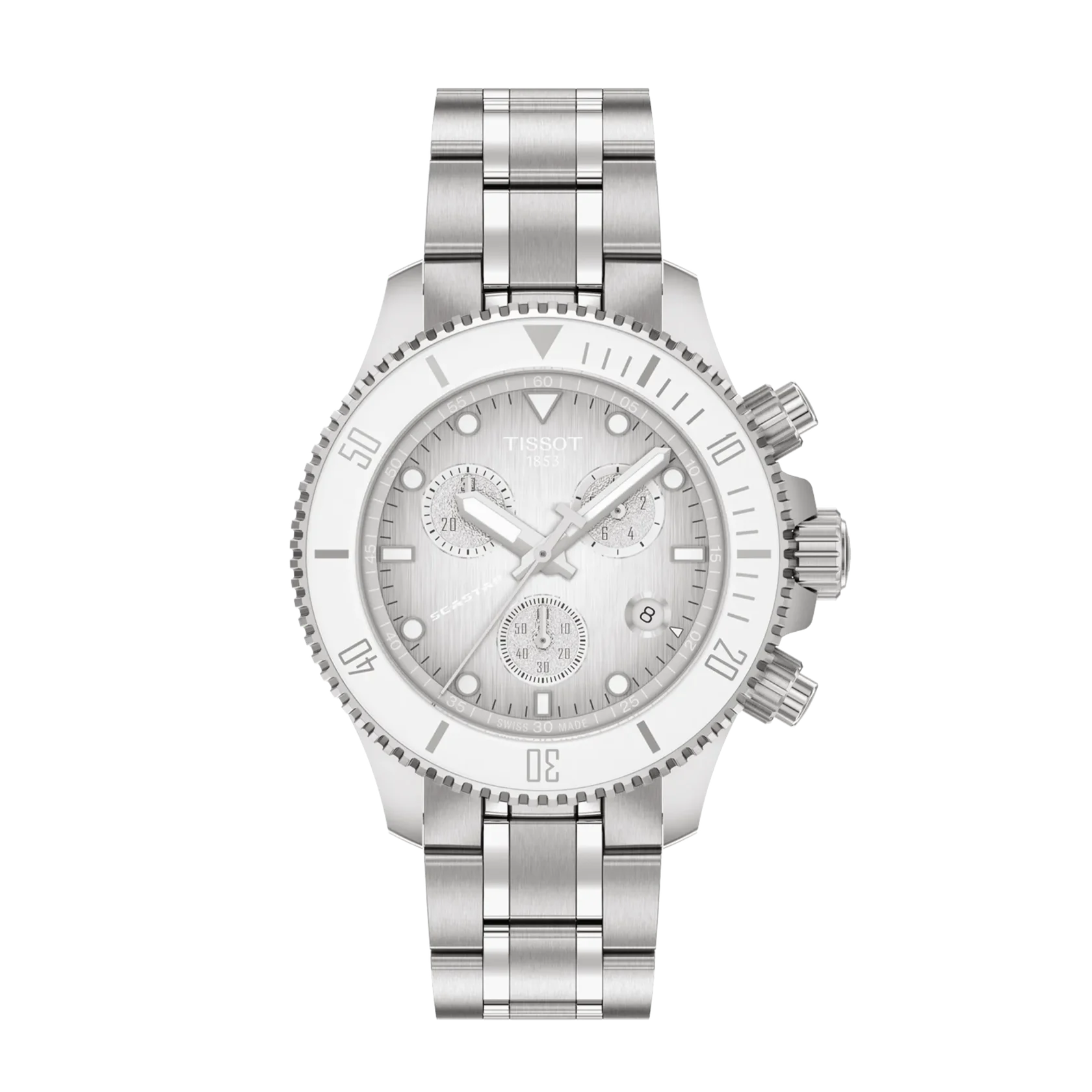 Tissot Seastar 1000 38mm Schweizer Quarzwerk, Edelstahl Herrenuhr T120.217.11.011.00