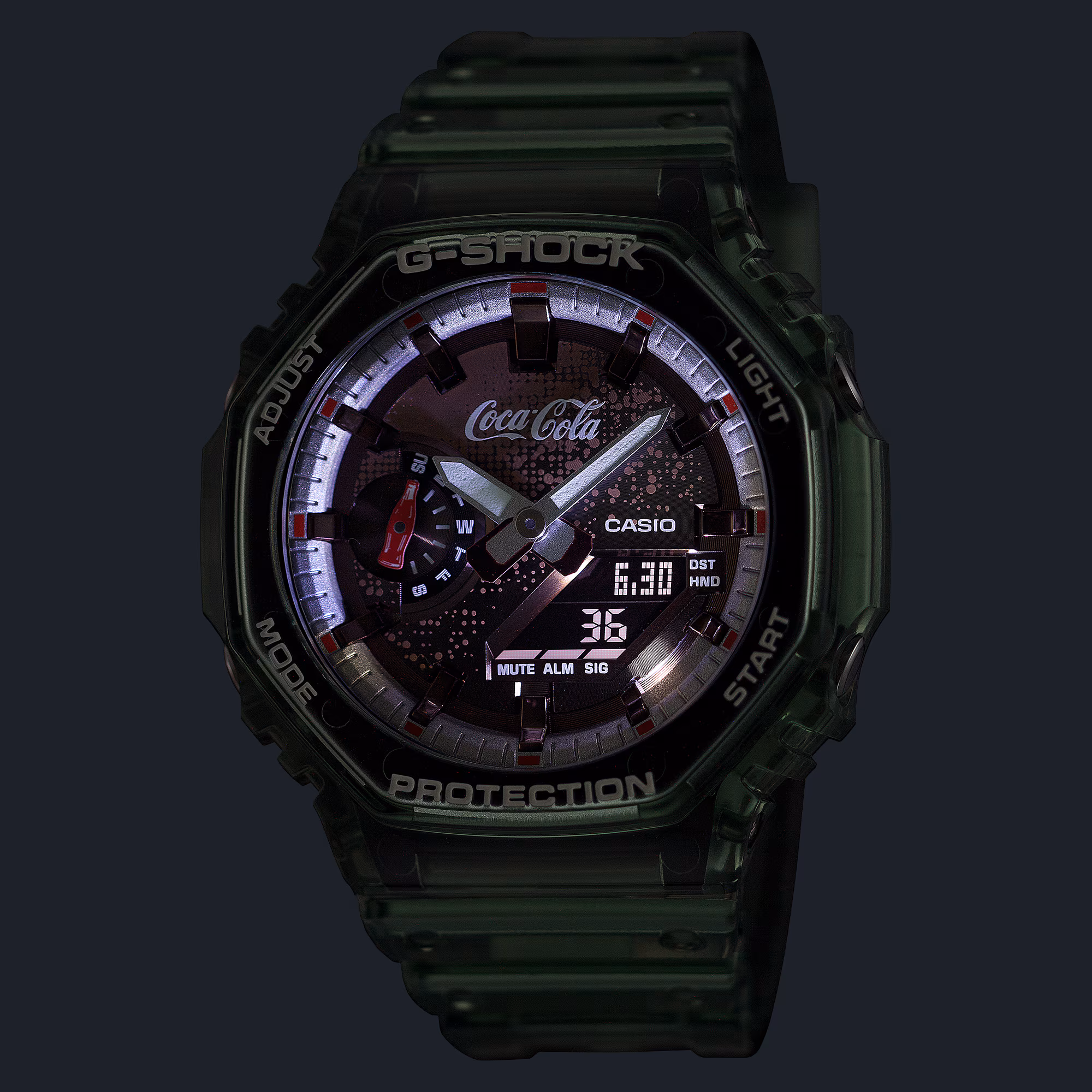 Casio men's watch G-Shock Classic Coca-Cola GA-2100CC-3AER