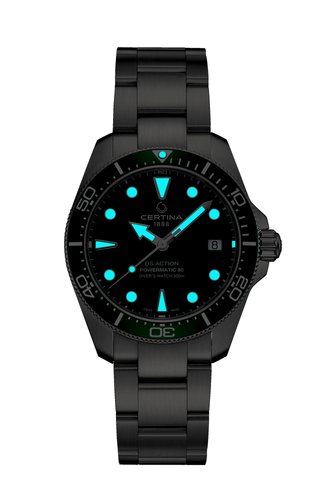 Certina DS Action Diver 38mm Powermatic 80 Herrenuhr C048.807.11.091.00
