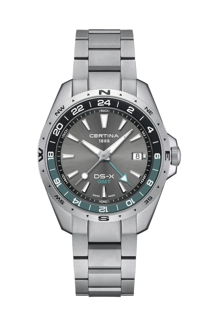 Certina DS-X GMT Quarz Herrenuhr C047.452.11.081.00