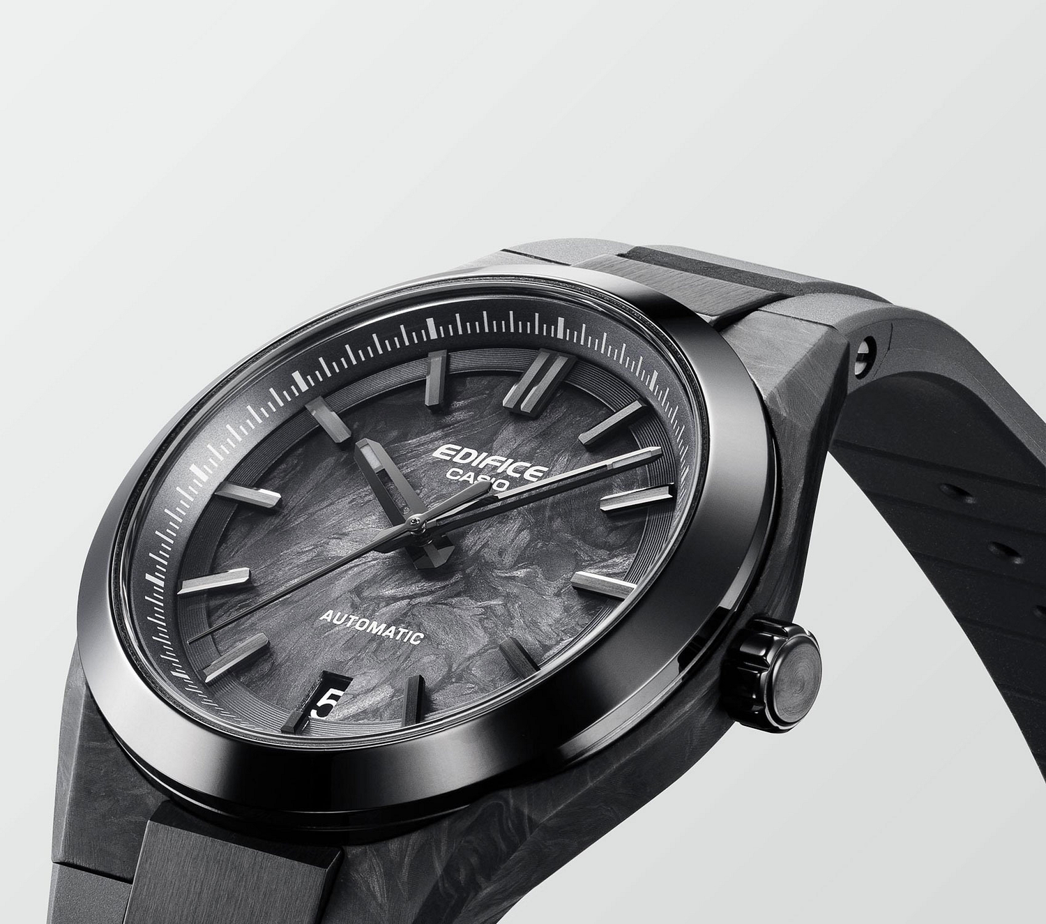 Casio Forged Carbon Automatic Men's Watch EFK-100XPB-1A Casio Forged Carbon Automatic Men's Watch EFK-100XPB-1A