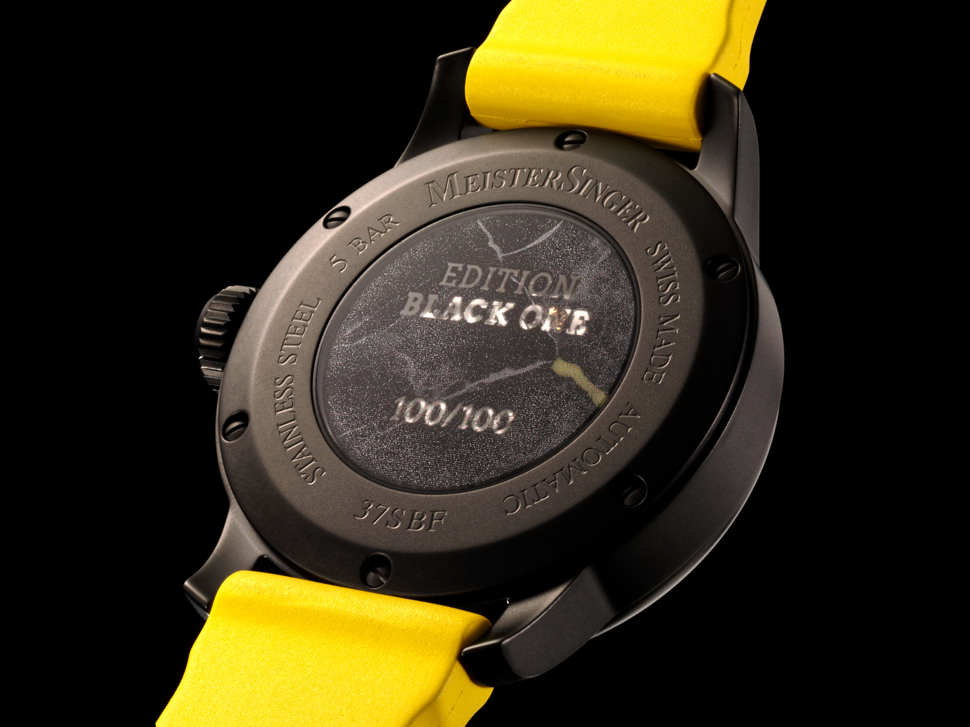 Meister Singer Edition Black One men's watch ED-PR-BLACK ONE Meister Singer Edition Black One men's watch ED-PR-BLACK ONE