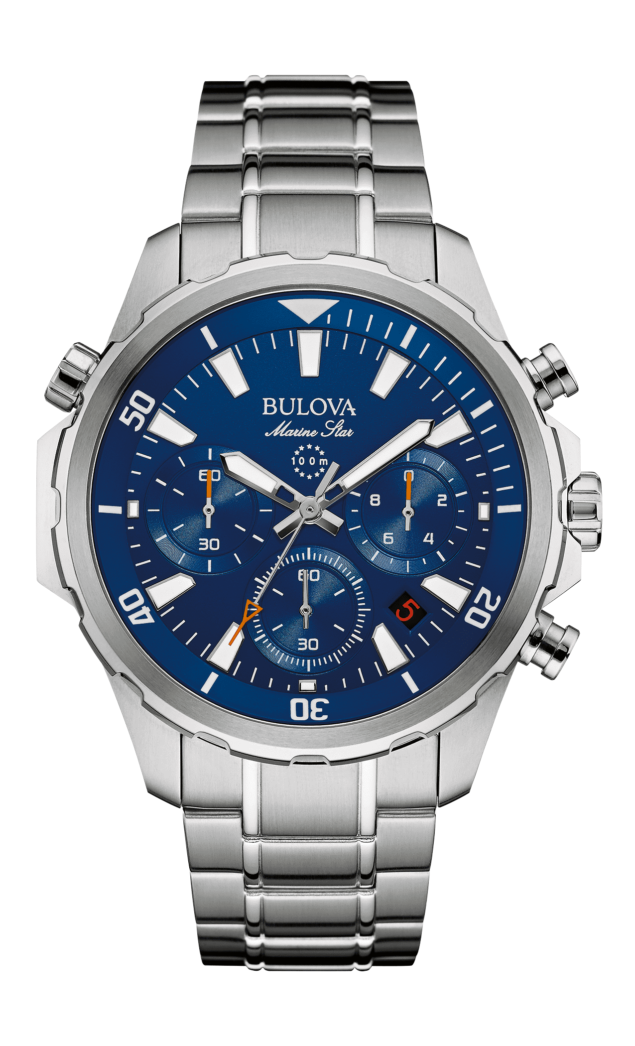 Bulova Herrenuhr Marine Star 96B256