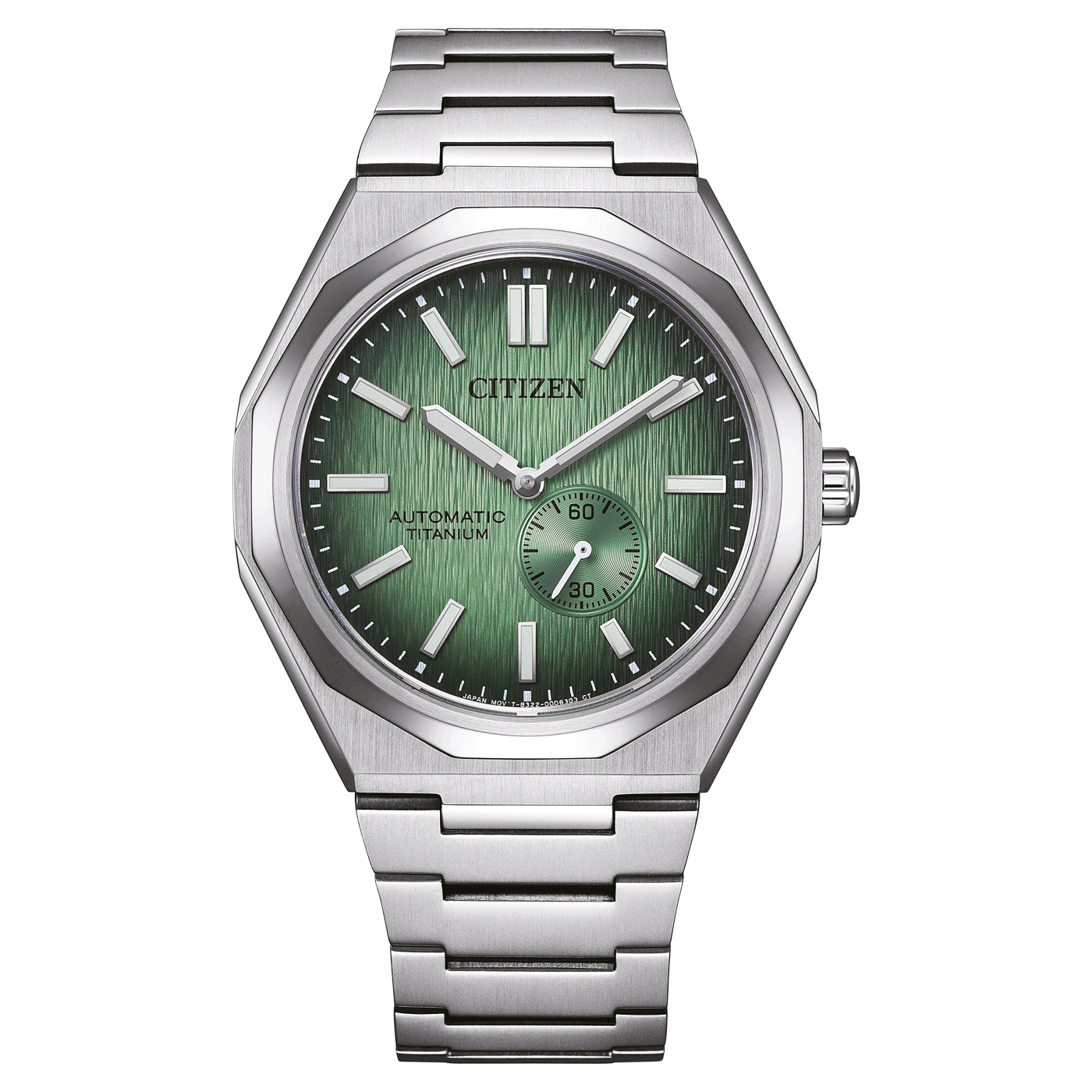 Citizen Super Titanium Zenshin 60 grün Herrenuhr NK5020-58X Citizen Super Titanium Zenshin 60 grün Herrenuhr NK5020-58X