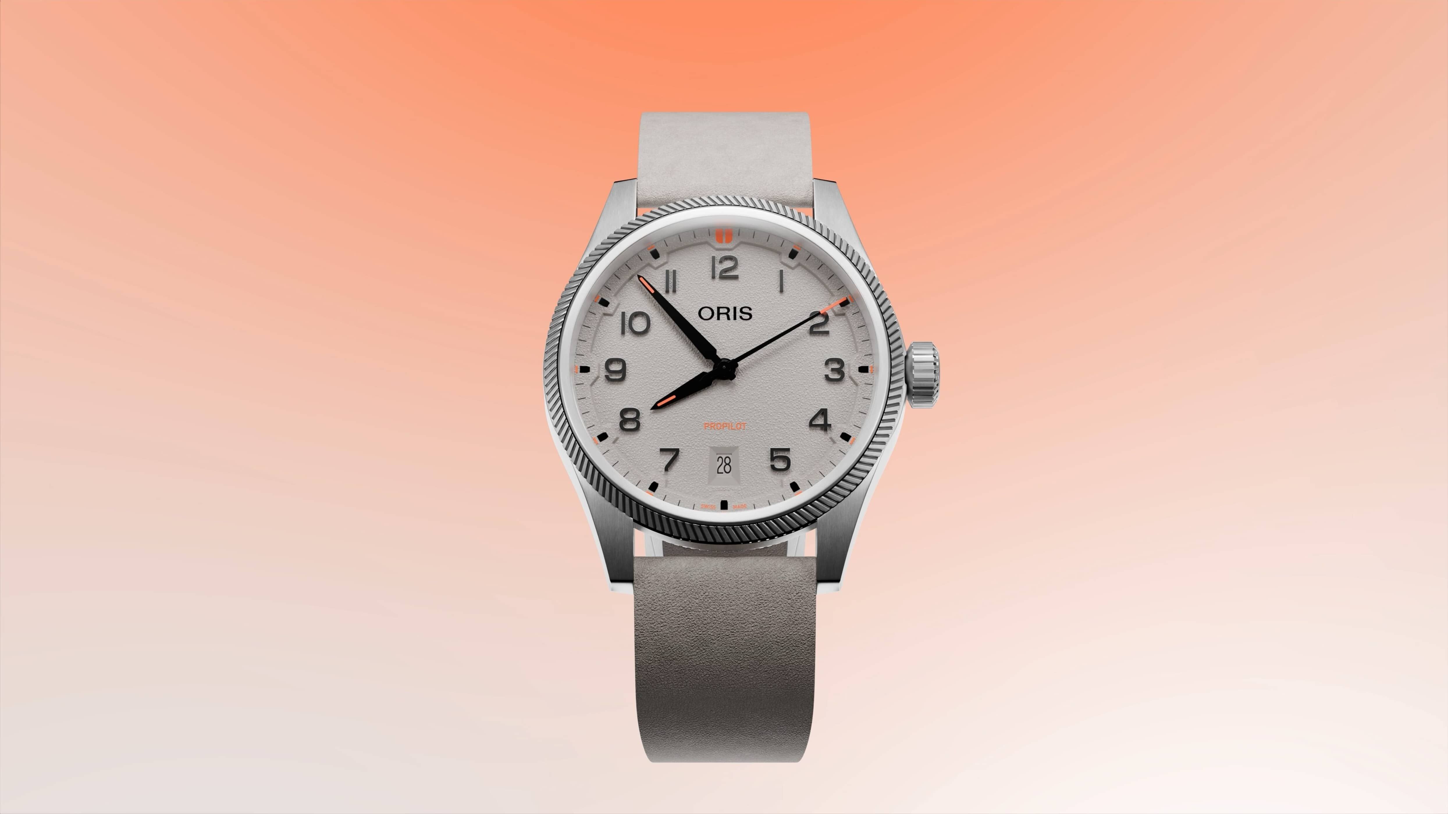 Oris ProPilot Date Herrenuhr 01 733 7805 4163-07 6 20 15LC