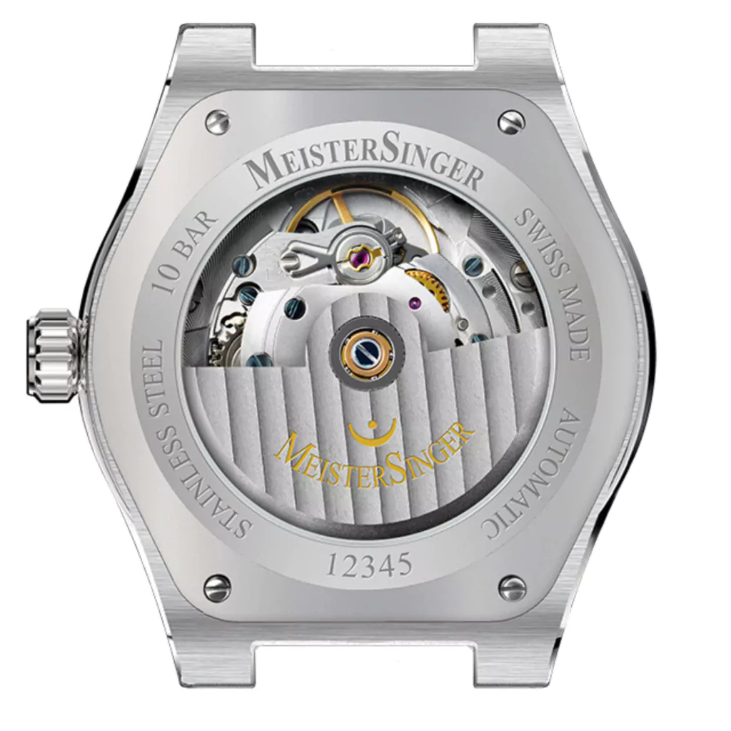 Meister Singer Kaenos Sonnenschliff Grau Herrenuhr KS927