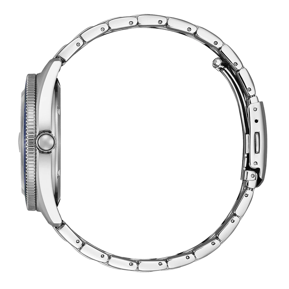 Citizen Eco-Drive Marine Sports Edelstahl Blau, 43mm Herrenuhr AW1881-52L