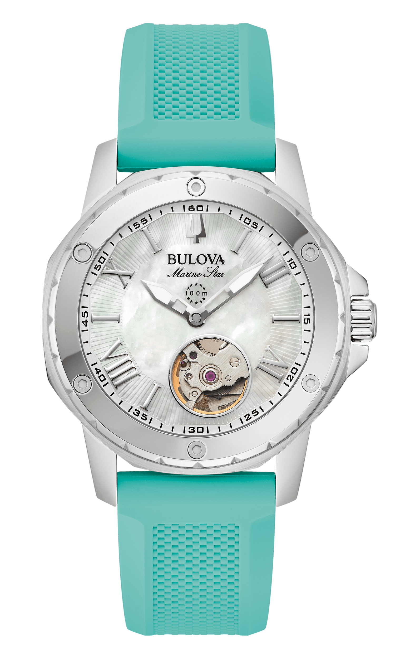 Bulova Marine Star Automatik Damenuhr 96L325