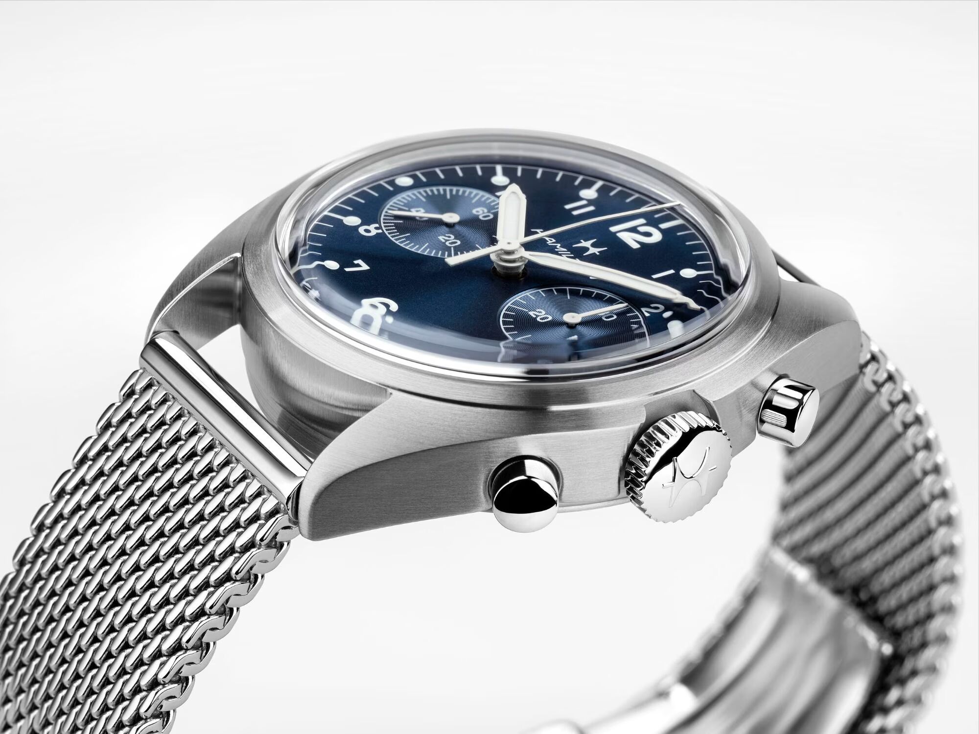 Hamilton Khaki Aviation Pilot Pioneer Mechanical Chronograph Herrenuhr H76409140