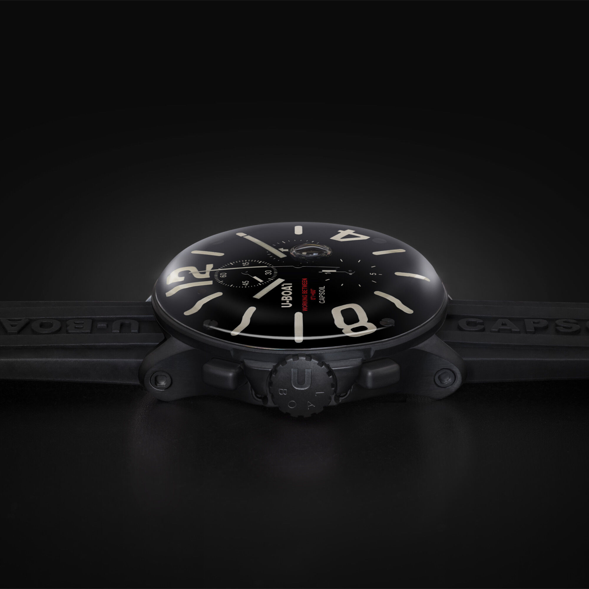 8109D_em U-Boat Capsoil Chrono DLC men's watch 8109/D