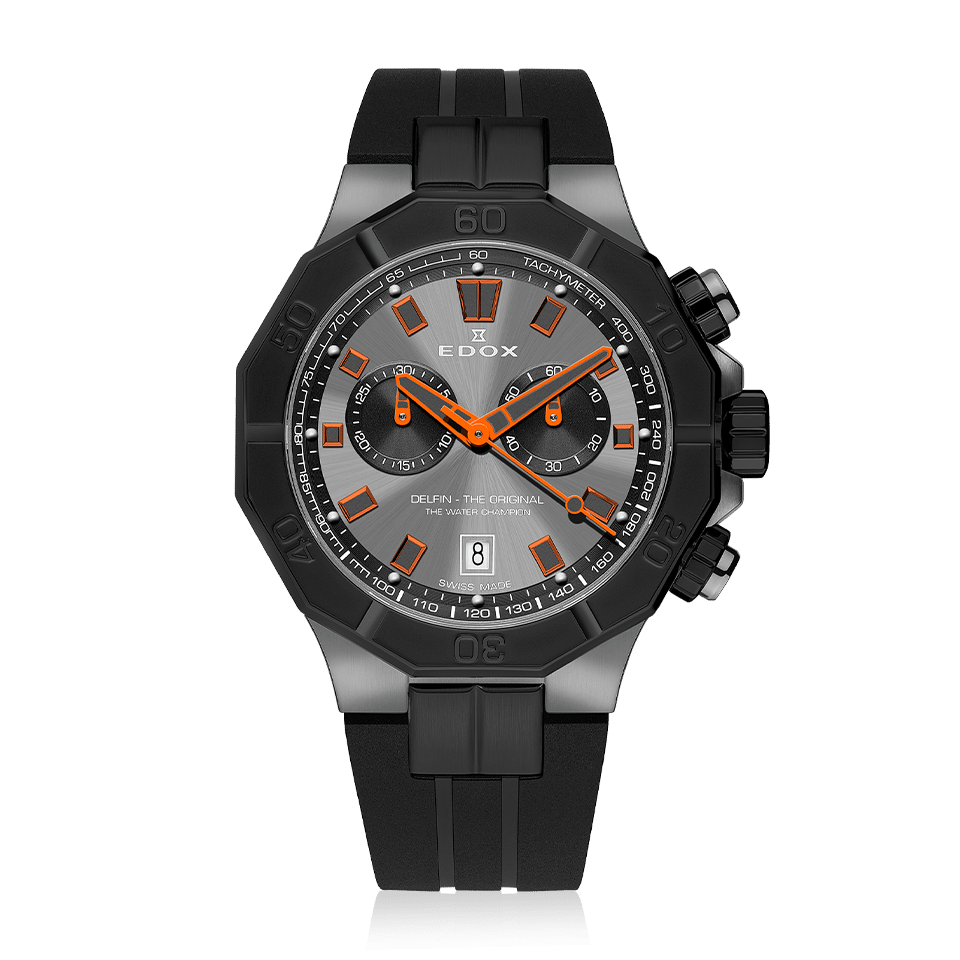 Edox Delfin The Original Chronograph Herrenuhr 10113 37GNCA GNO