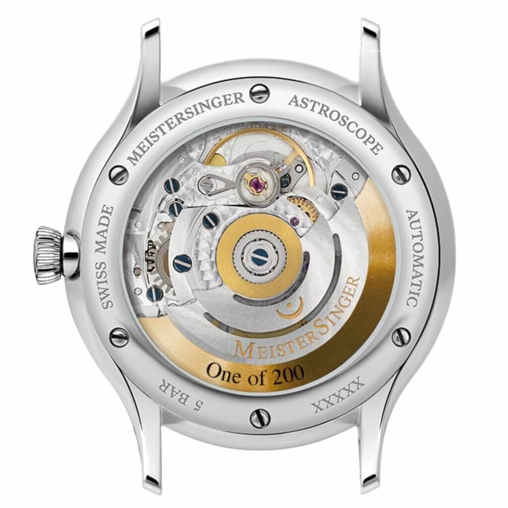 Sondermodell-Astroscope_Caseback_One-of-200-1024x1024 Meister Singer Astroscope Automatic Men's Watch S-AS902Y
