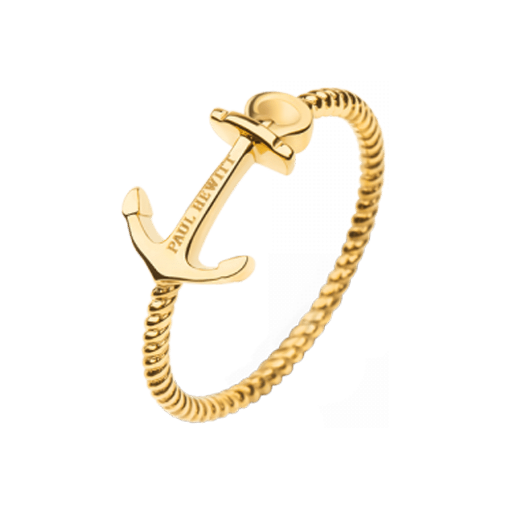 Paul Hewitt Ring Anchor Rope IP Gold, PH-FR-ARO-G-52 Paul Hewitt Ring Anchor Rope IP Gold, PH-FR-ARO-G-52