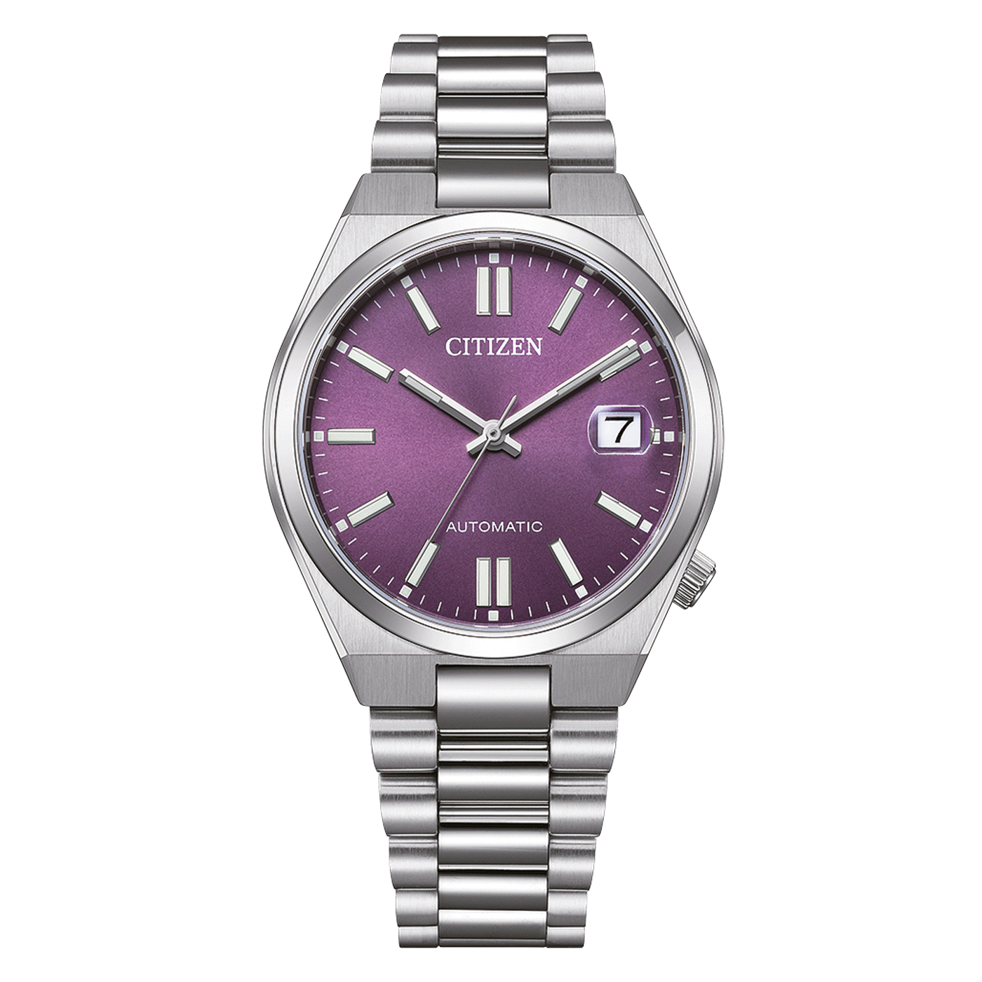 Citizen Tsuyosa Automatik (37 mm) Lila Zifferblatt Herrenuhr NJ0200-50W