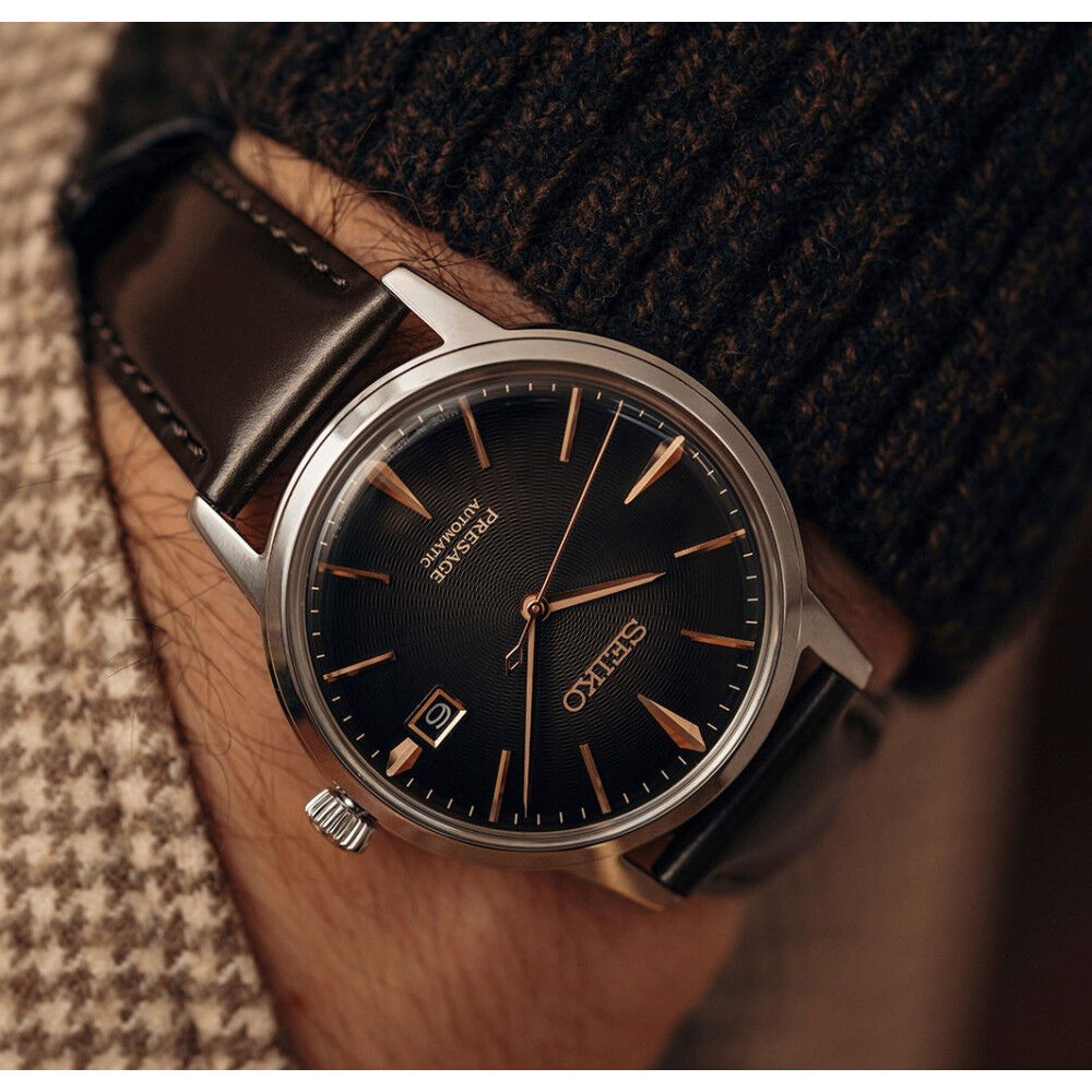 Uhr-Herren-Presage-Cocktail-Time-the-Irish-Coffee-srpj17j1-Zifferblatt-Braun-2 Seiko Presage Cocktail Men's Watch SRPJ17J1