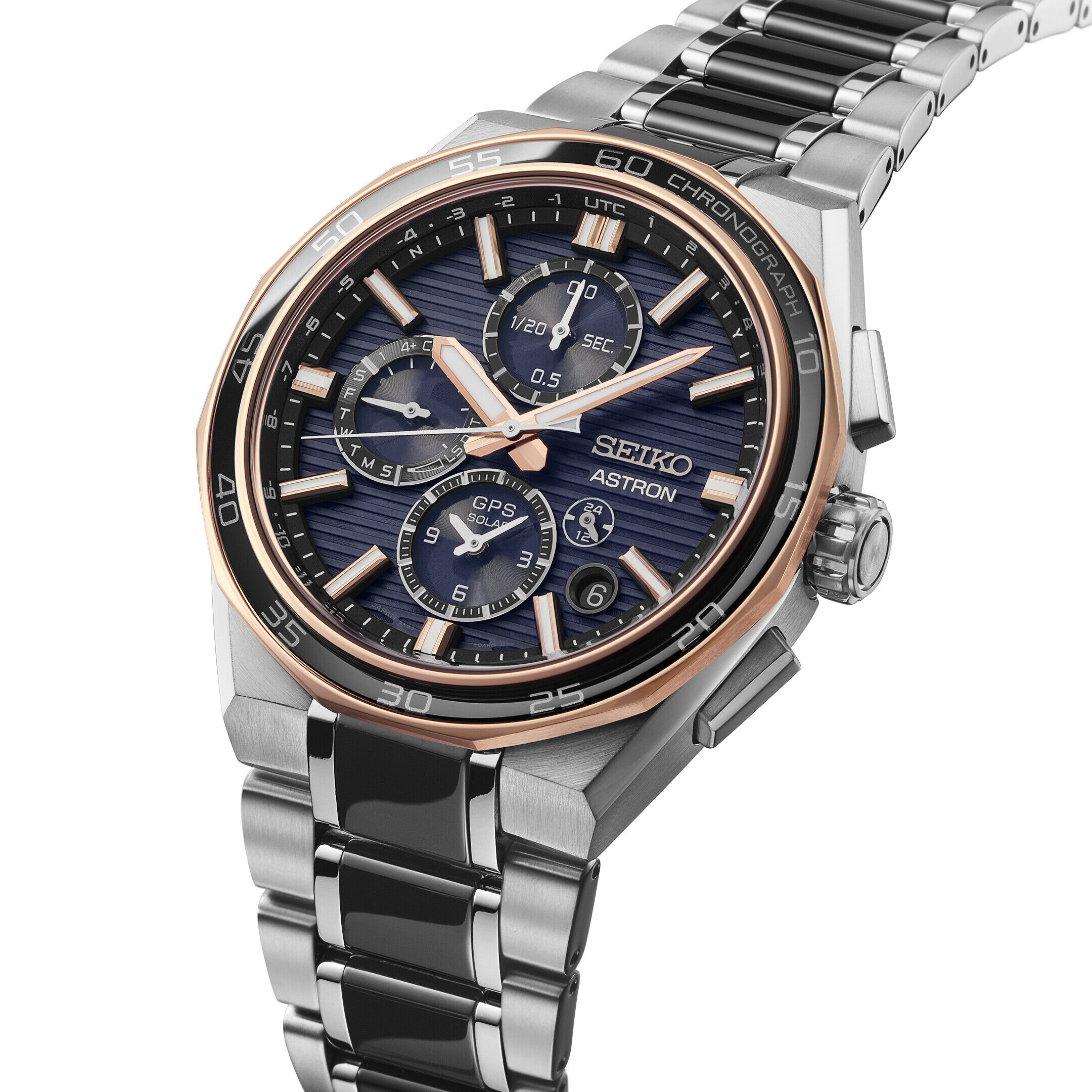 Seiko Astron GPS Solar Dual Time Chronograph Limited Edition Men's Watch SSH180J1 Seiko Astron GPS Solar Dual Time Chronograph Limited Edition Men's Watch SSH180J1