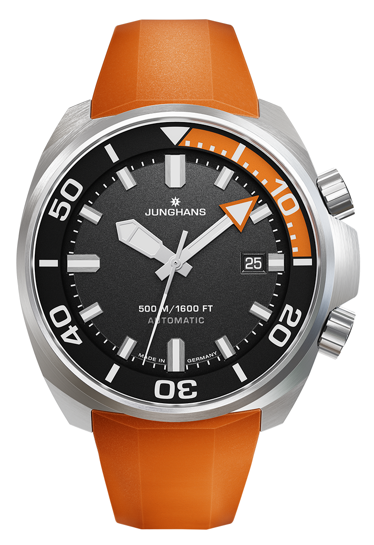 Junghans Aquaris Diver, Taucheruhr bis 50 bar, Automatikwerk Herrenuhr 27/4668.44