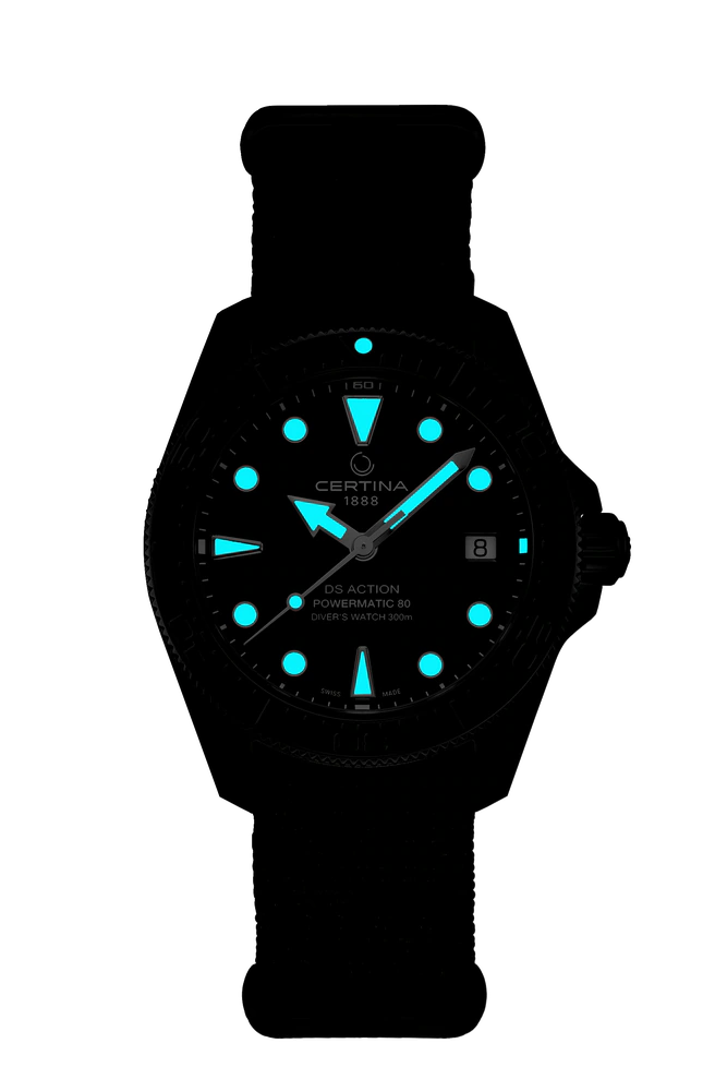 Certina DS Action Diver 38mm Powermatic 80 Herrenuhr C048.807.38.051.00