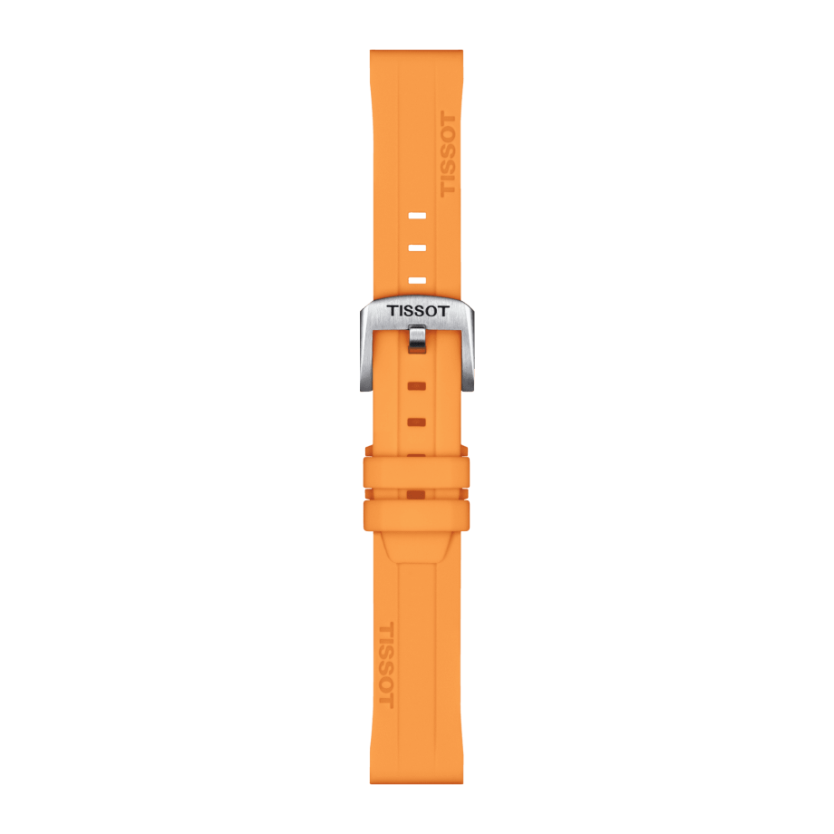 Tissot Ersatzarmband Silikon orange