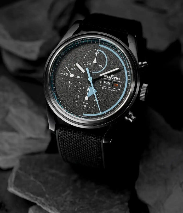 Fortis Stratoliner Gravity Black Herrenuhr F2340018 Fortis Stratoliner Gravity Black Herrenuhr F2340018