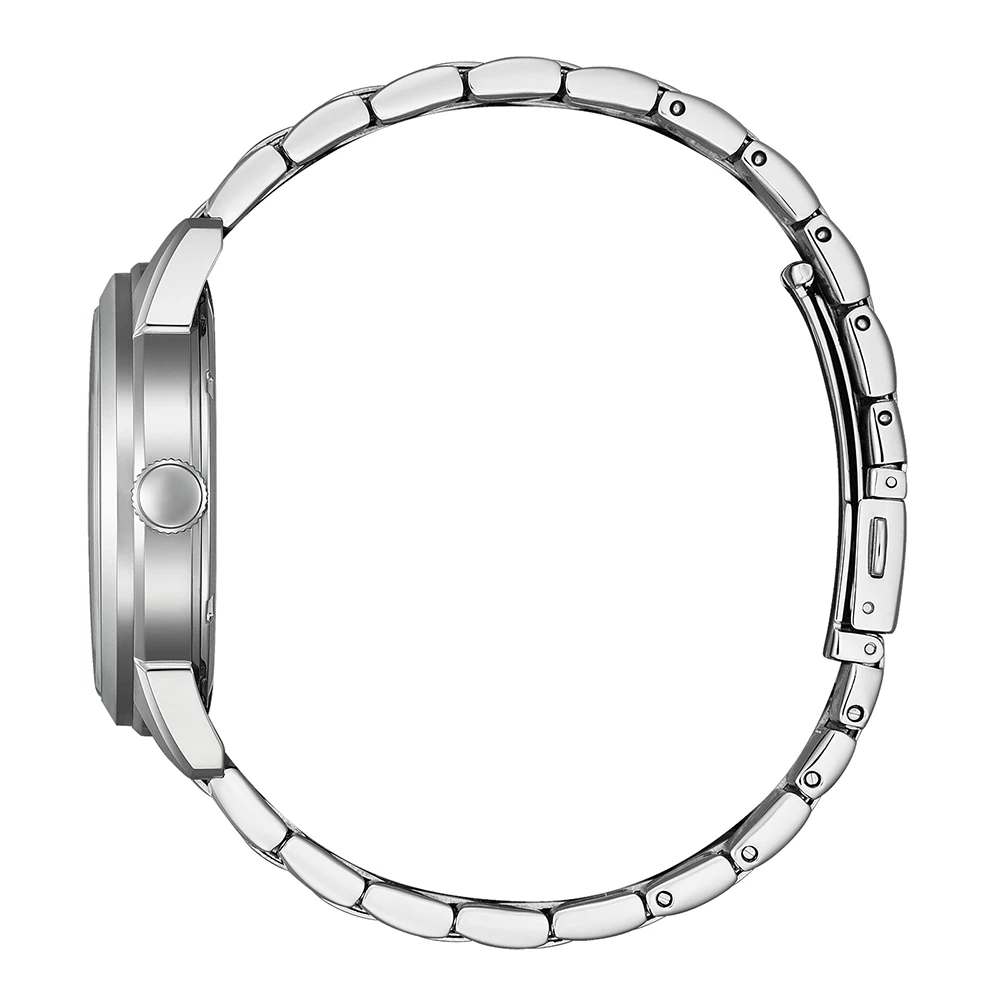 Citizen Eco-Drive Classic Day-Date Edelstahl Grün, 40.5mm Herrenuhr AW0151-85XC