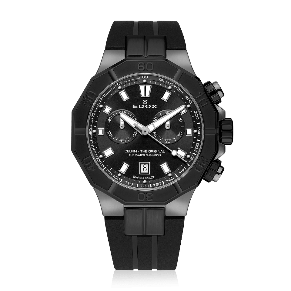 10113-37GNCA-NGIN Edox Delfin The Original Chronograph Men's Watch 10113 37GNCA NGIN