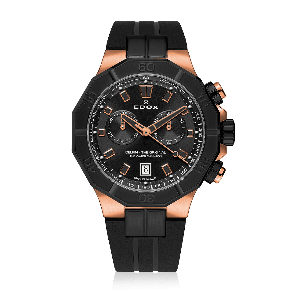 Edox Delfin The Original Chronograph Herrenuhr 10113 37RNCA NIR