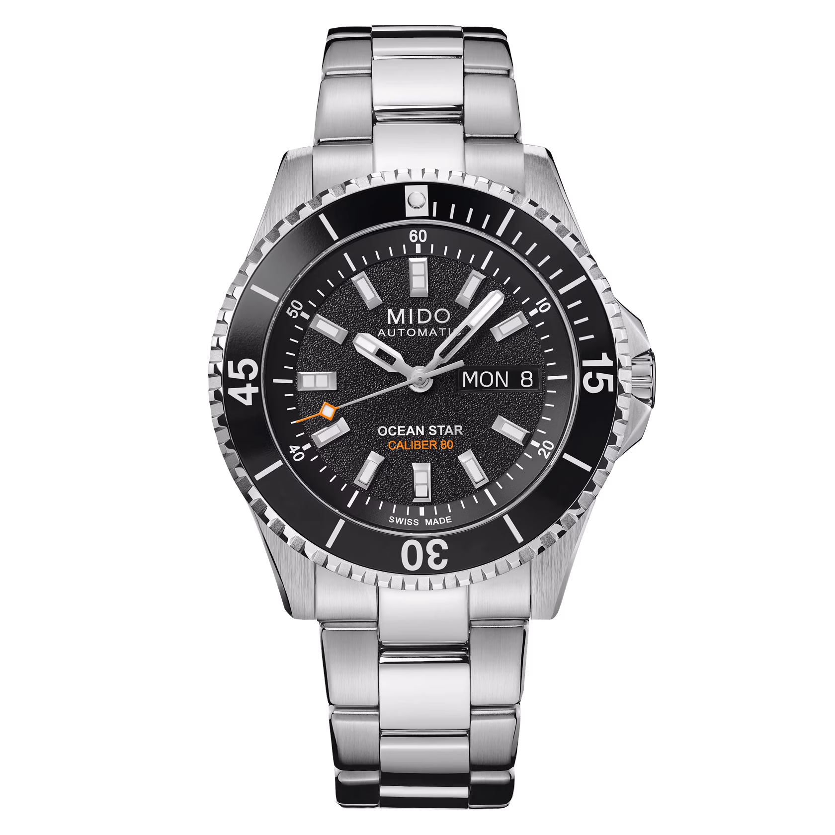 Mido Ocean Star 200, 41mm, Automatik, Gangreserve 80 Stunden, Edelstahl, Schwarz Herrenuhr M026.930.11.051.00