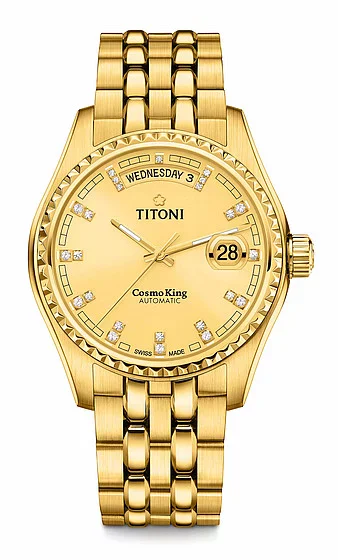 10 Titoni Cosmo men's watch 797 G-306