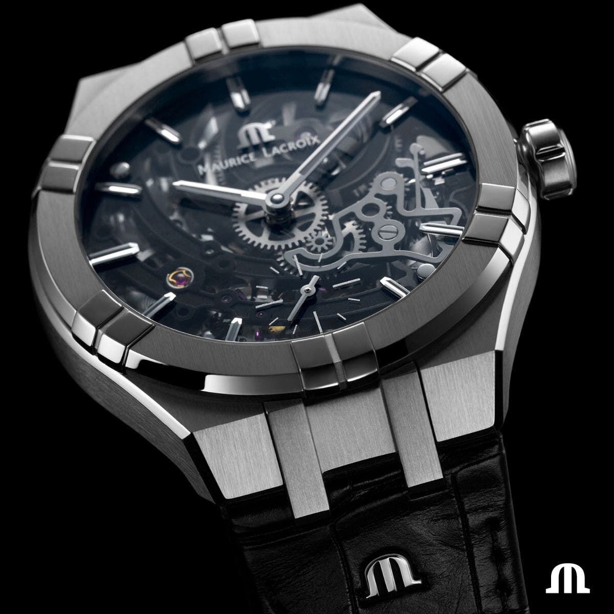 Maurice Lacroix Aikon Skeleton Herrenuhr AI6028-SS001-030-1