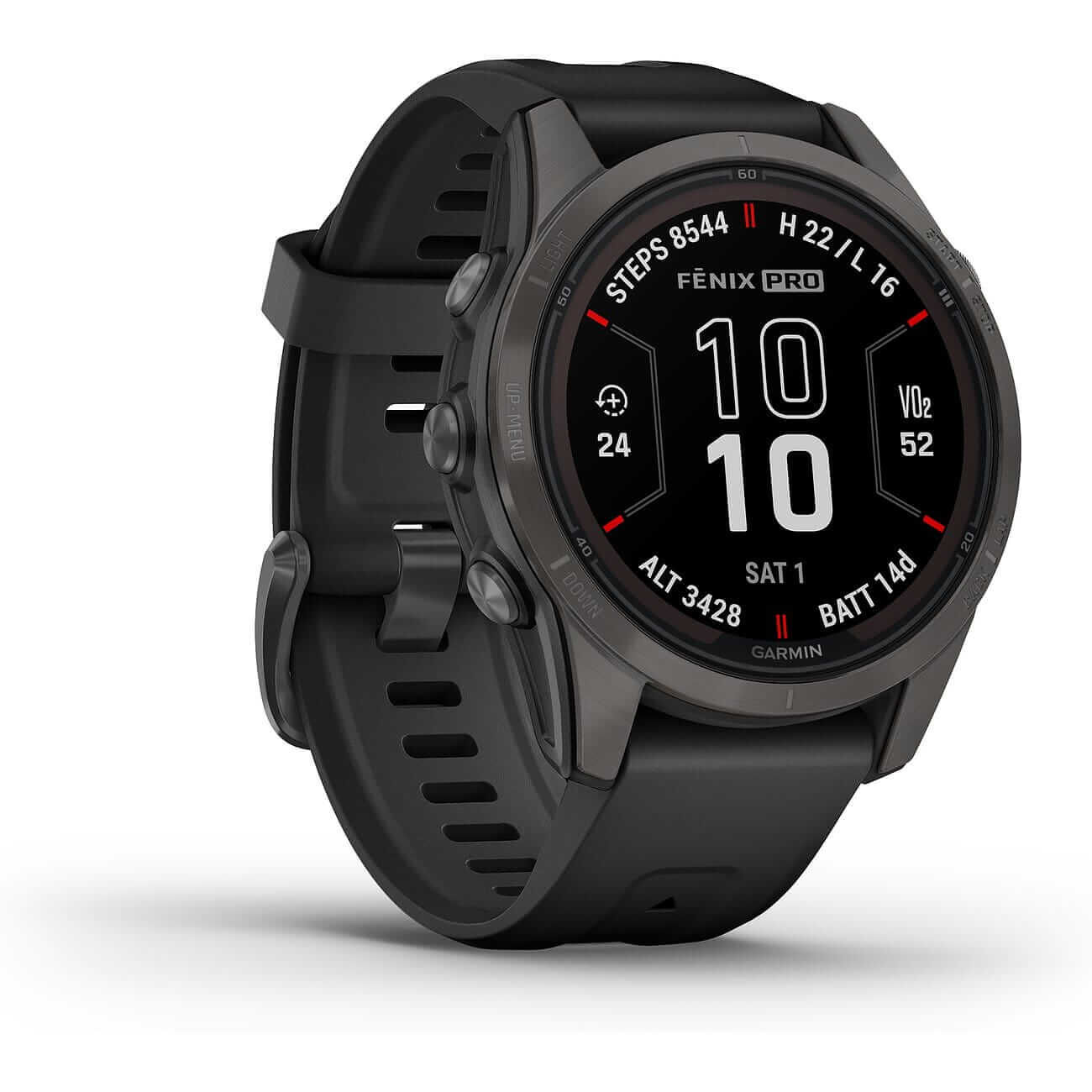 Garmin fenix 7S Pro Sapphire Solar schwarz/carbongrau 010-02776-11