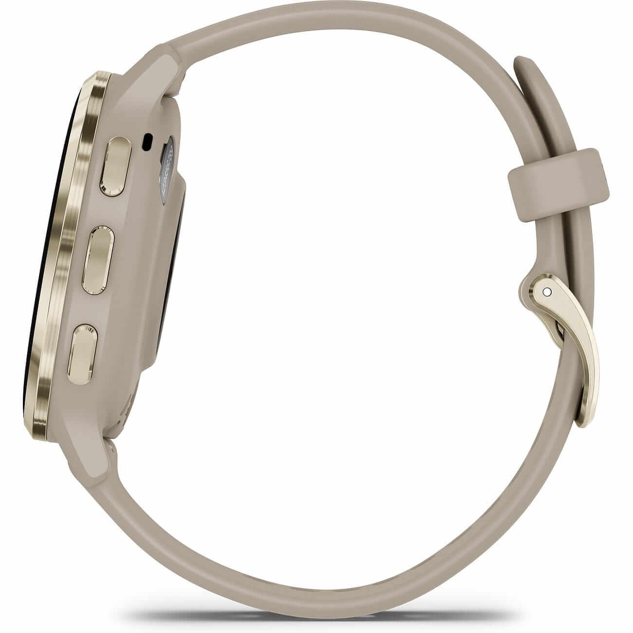 Garmin Venu 3S French Gray/Softgold mit Silikonarmband Damenuhr 010-02785-02