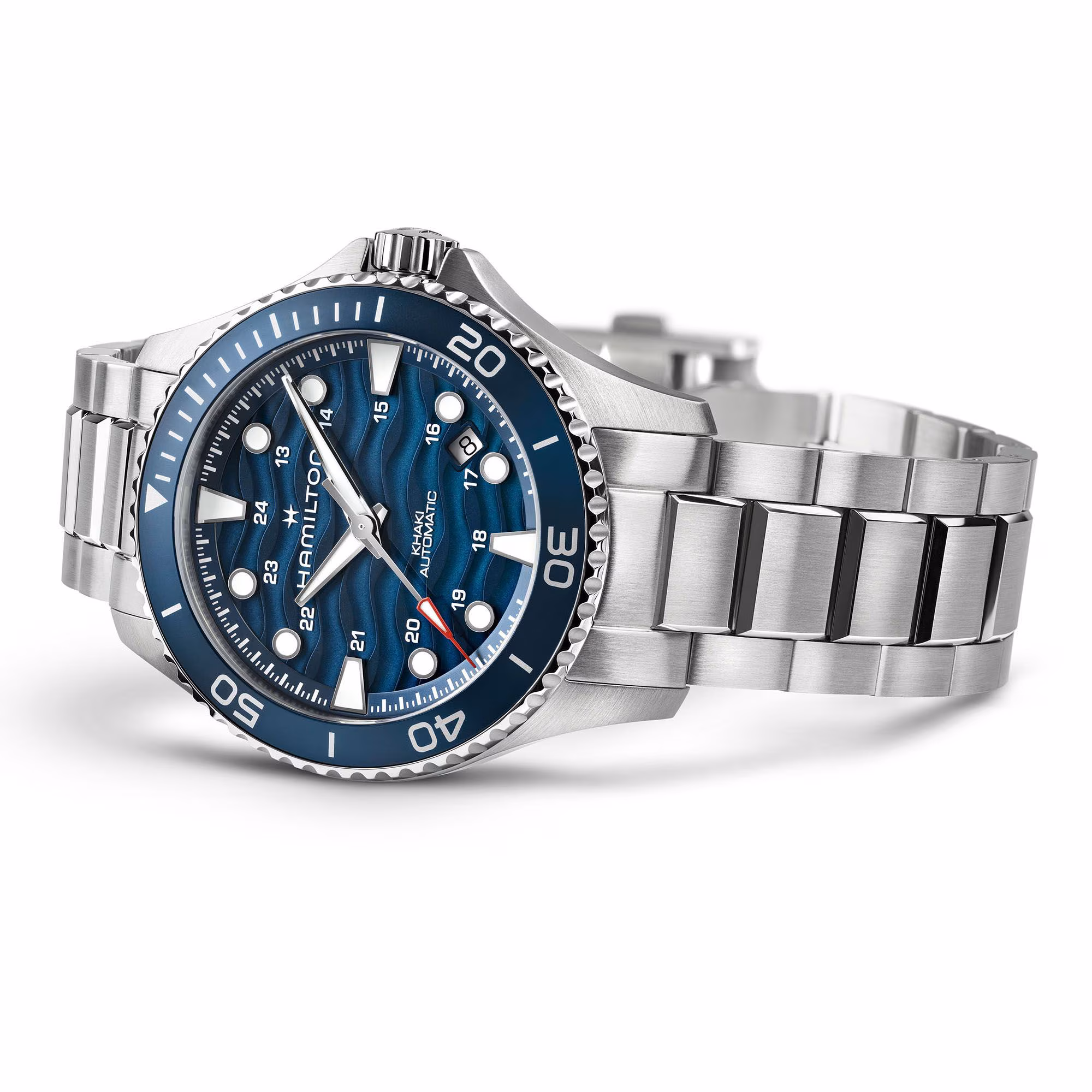 Hamilton Khaki Navy Scuba Auto 40 mm, Blue, 80 Hour Power Reserve Men's Watch H82425140