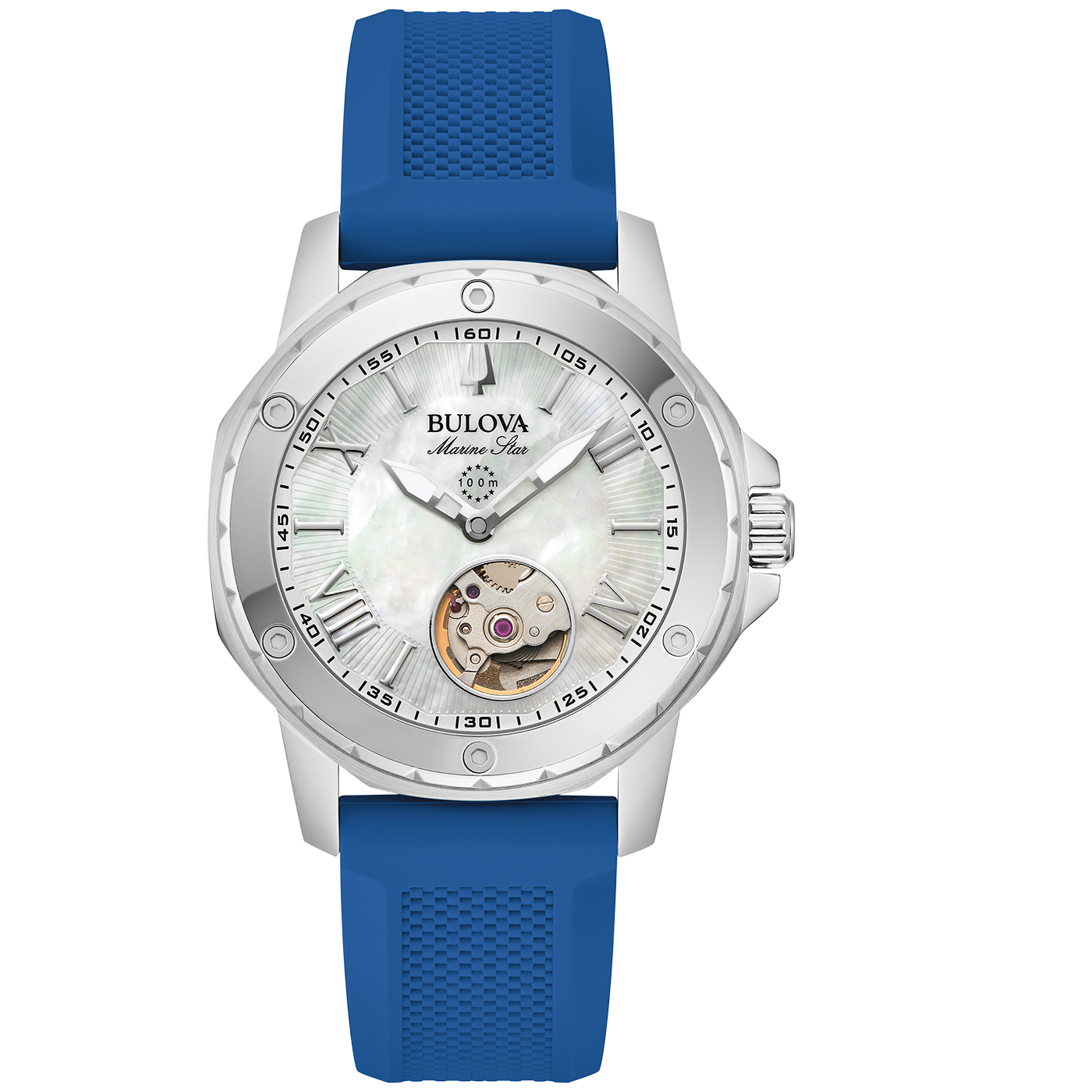 Bulova Marine Star Automatic Ladies Watch 96L324