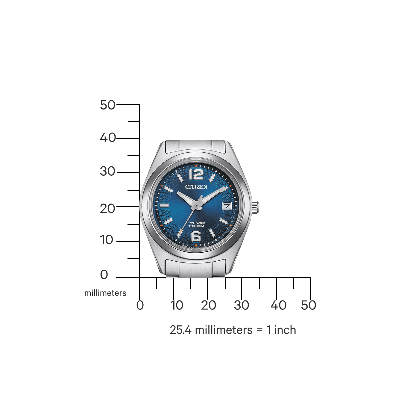 Citizen Eco-Drive Titanium Damenuhr FE6151-82L