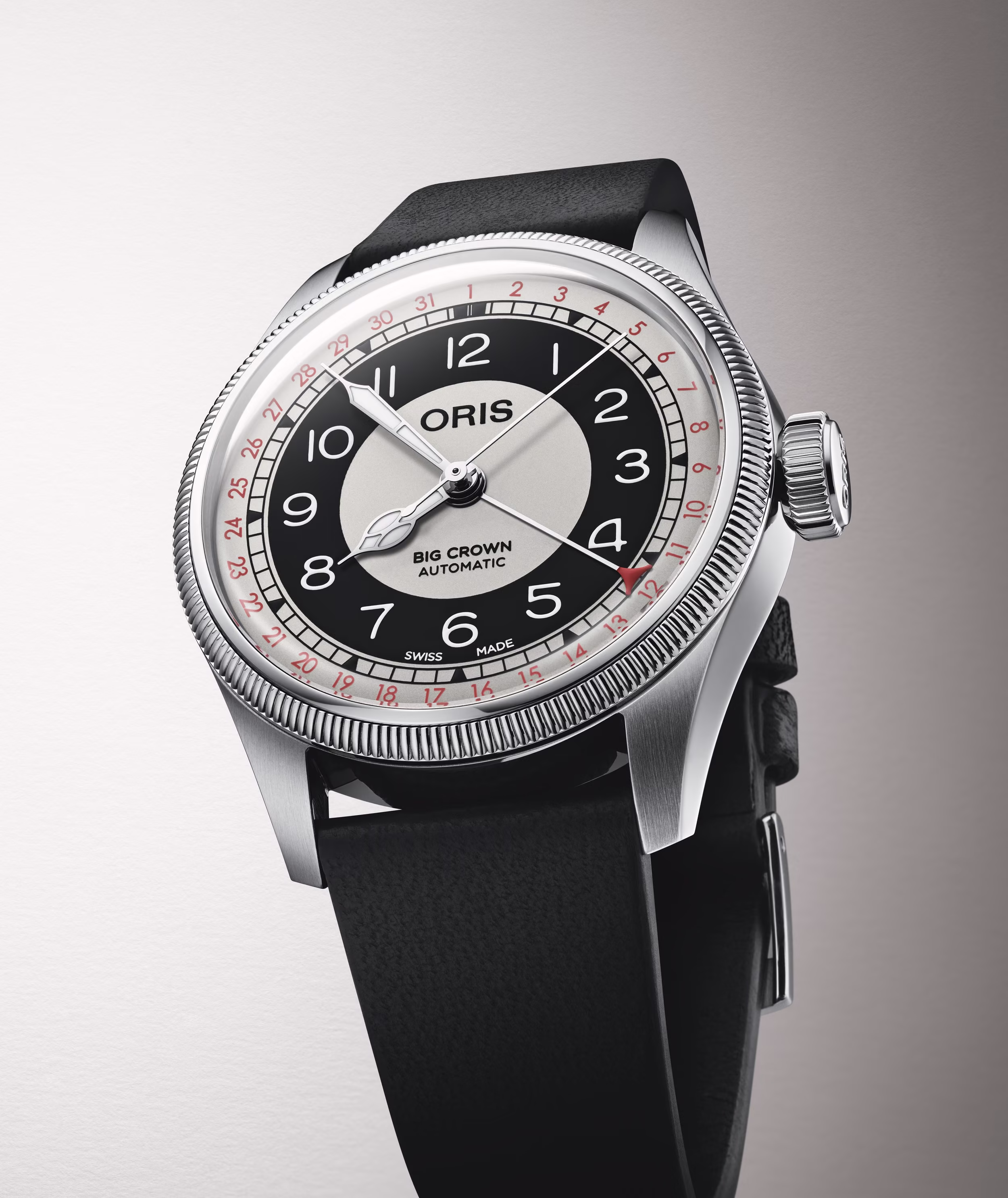 Oris Big Crown Pointer Date Bullseye Schwarz Herrenuhr 01 754 7779 4061-07 5 19 25