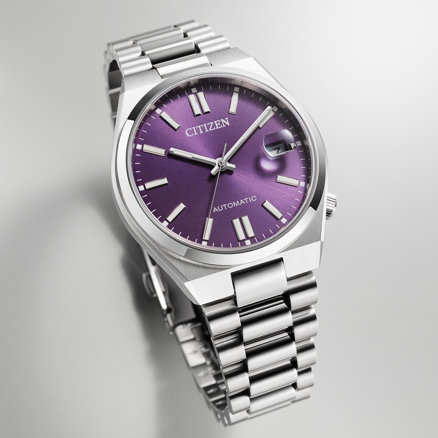 Citizen Tsuyosa Automatic (37 mm) Purple Dial Men's Watch NJ0200-50W