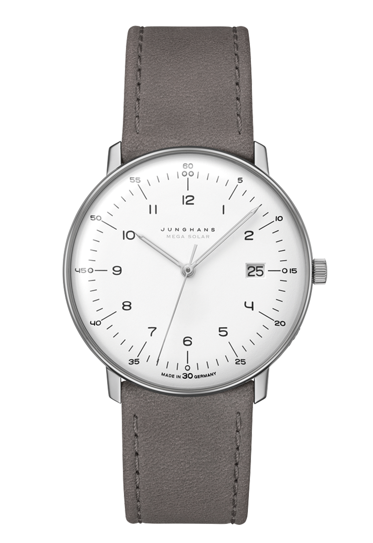 Junghans max bill MEGA Solar Saphirglas Herrenuhr 059/2021.02