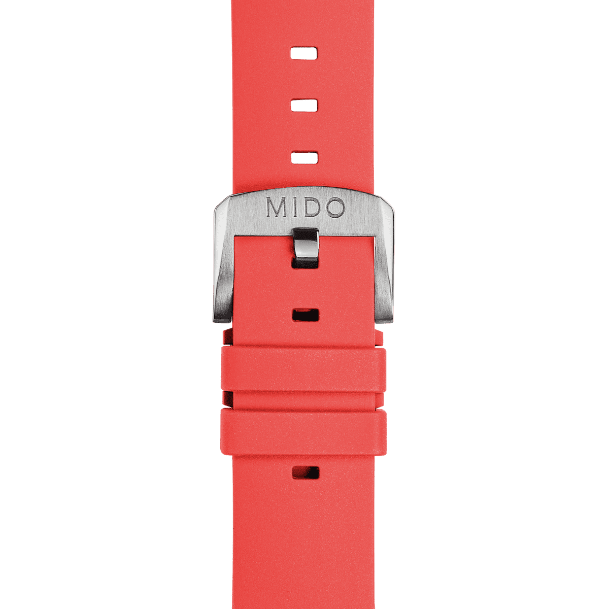 Mido TV Ersatzarmband Kautschuk Rot 22 mm M852019158