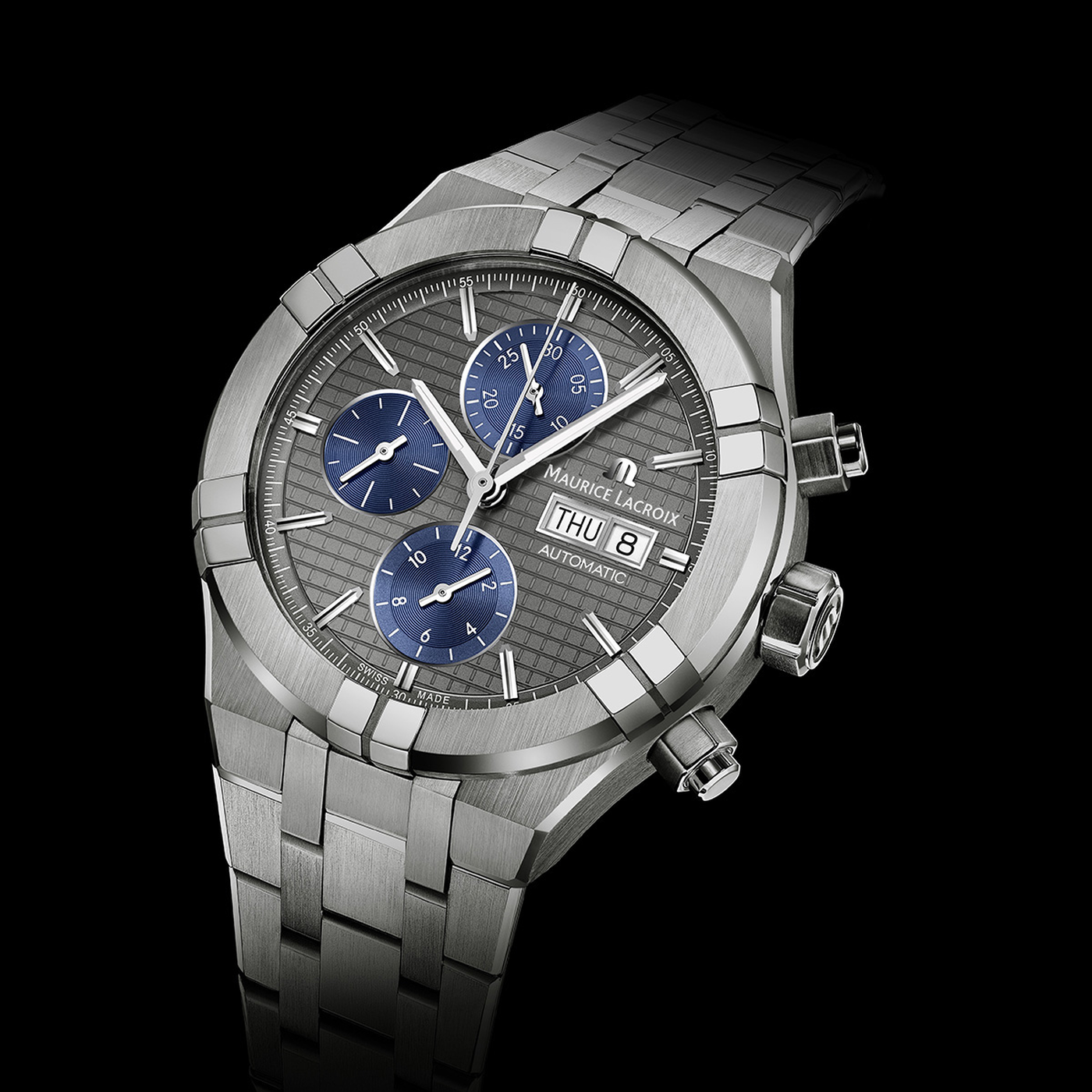 Maurice Lacroix Aikon Chronograph Day Date Herrenuhr AI6038-TT032-330-1