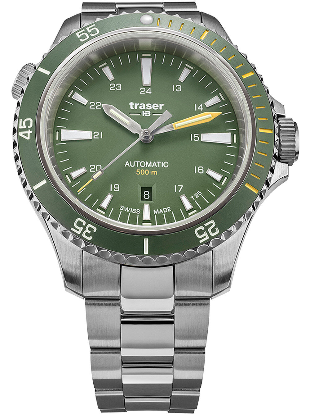 110325_110328_profil Traser H3 P67 DiverAut Green Men's Watch 110328