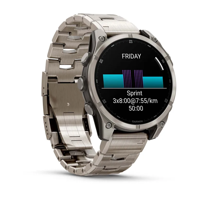 Garmin fēnix® 8 - 47 mm Solar Sapphire Graphite/Titanium Titan 010-02906-21