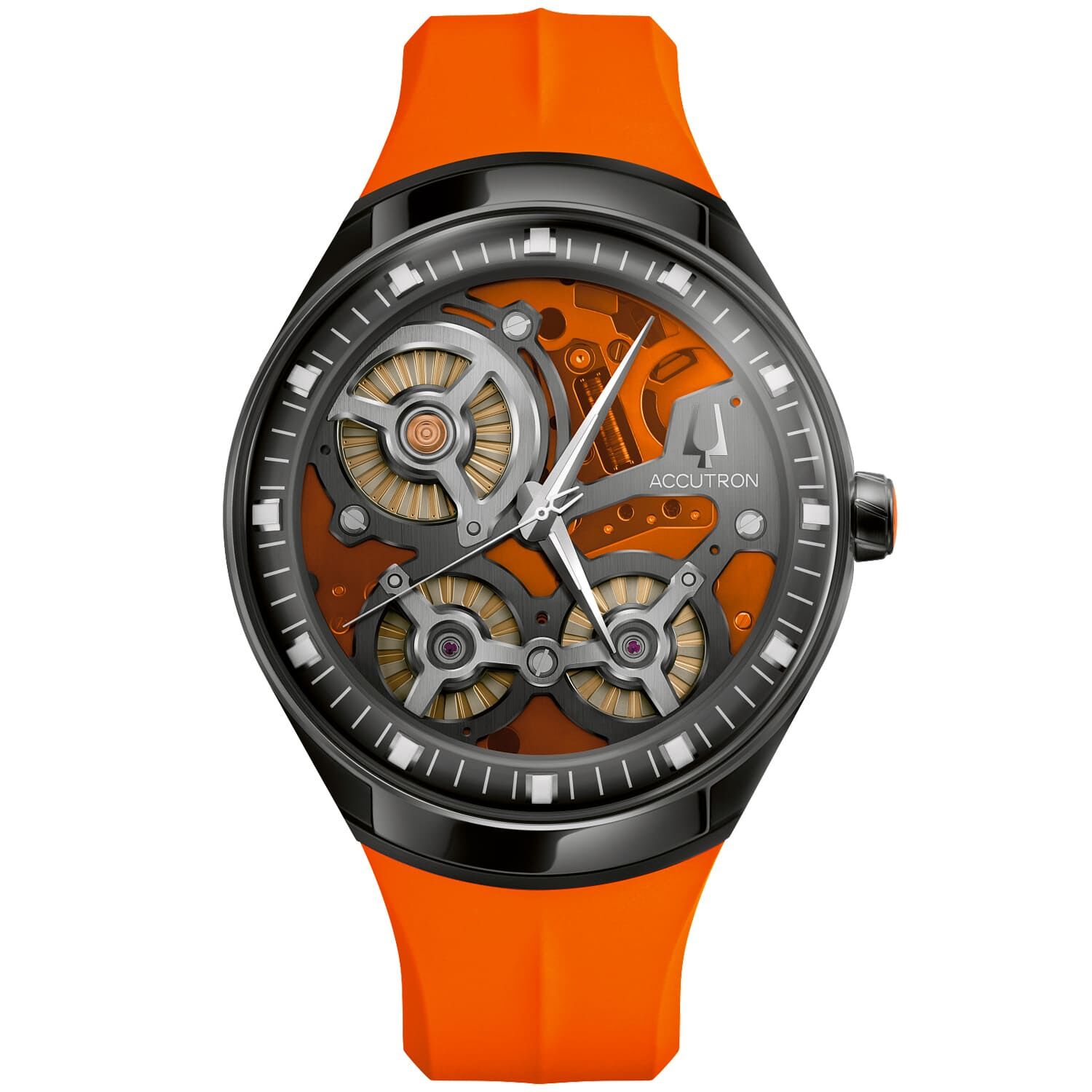 Bulova Accutron DNA Casino Limited Edition Orange 28A205 Bulova Accutron DNA Casino Limited Edition Orange 28A205