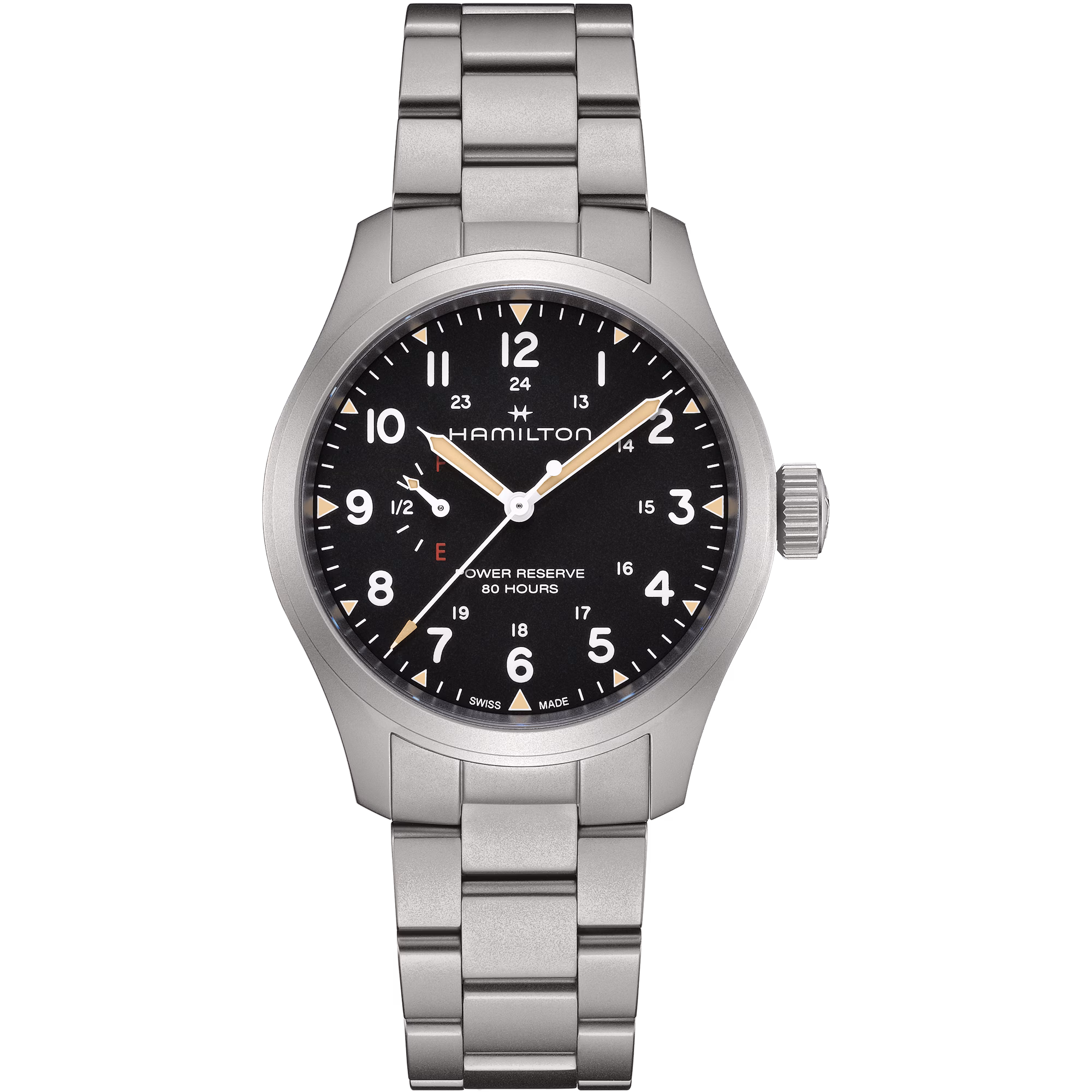 Hamilton KHAKI FIELD MECHANICAL POWER RESERVE 40MM Herrenuhr H69509130 Hamilton KHAKI FIELD MECHANICAL POWER RESERVE 40MM Herrenuhr H69509130