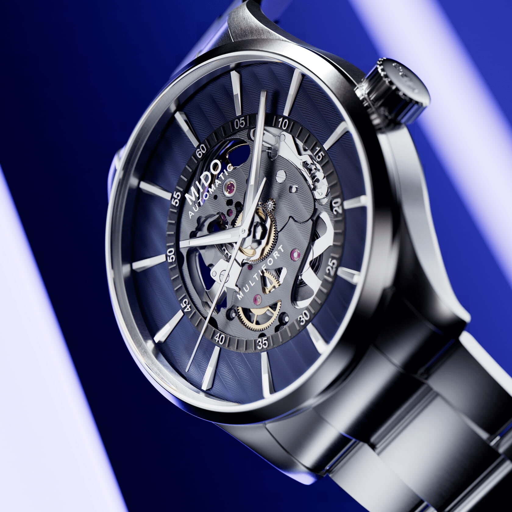 Mido Multifort Skeleton Vertigo Herrenuhr M038.436.11.041.00