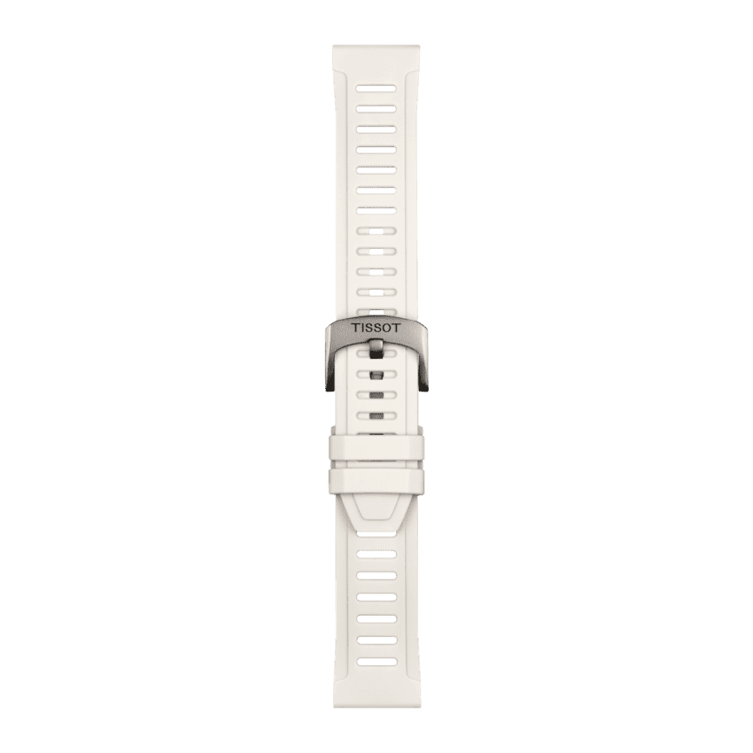 T852-049-245_view Tissot replacement strap silicone white 21 mm T852.049.245