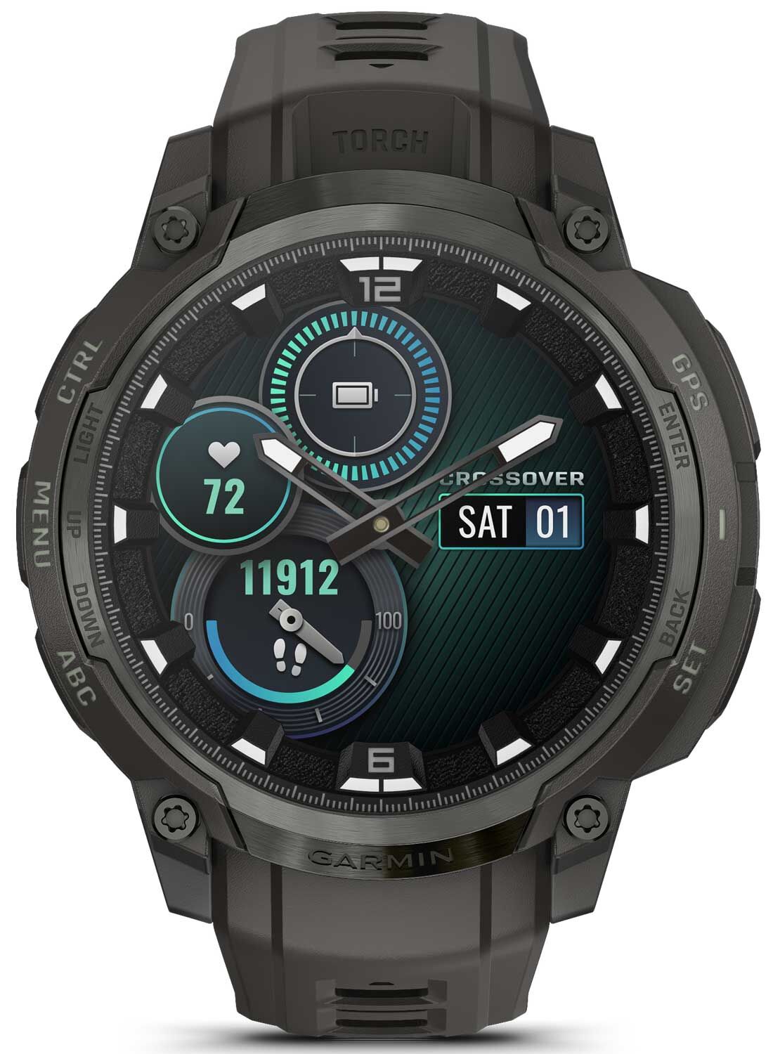 Garmin Instinct® Crossover AMOLED
Anthrazitgrau Herrenuhr 010-03398-00