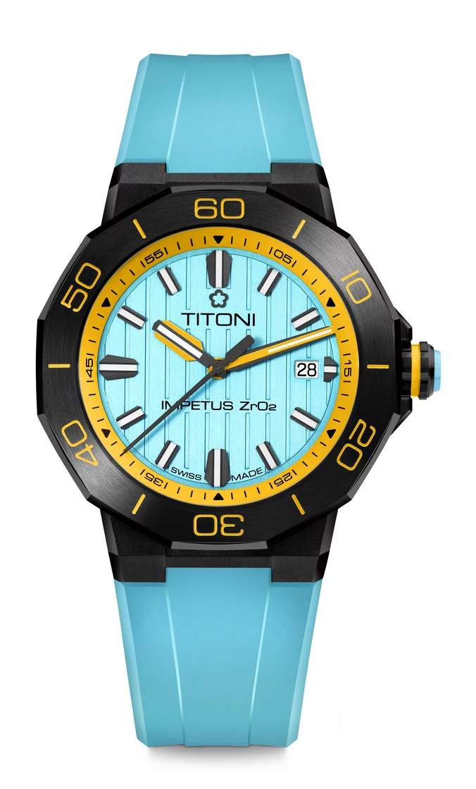 Titoni Impetus Ceramtech Set Herrenuhr 83765 B-AO-707