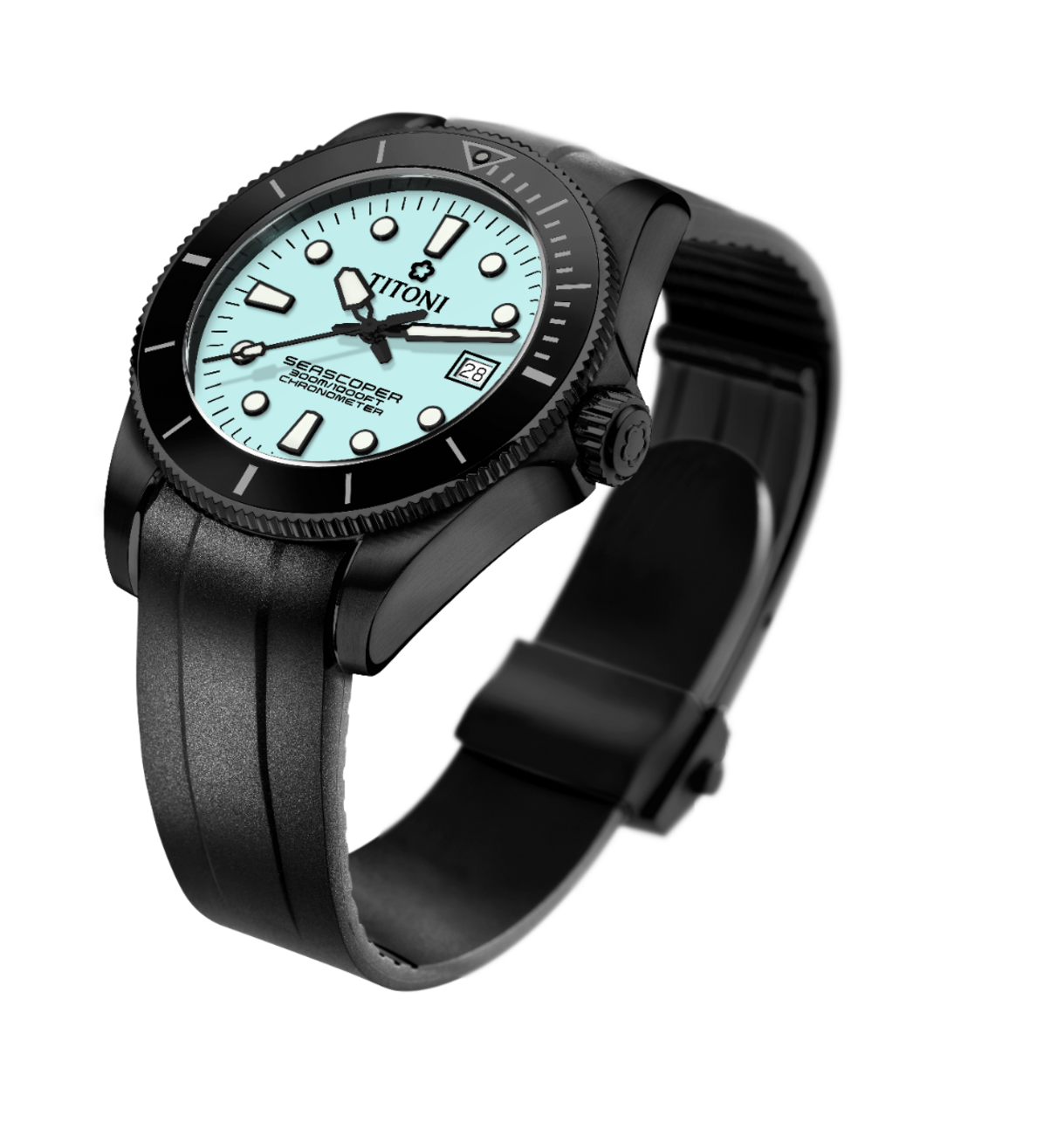 Titoni Seascoper 300 83300 B-BK-R-718 Ice Blue Limited Edition 